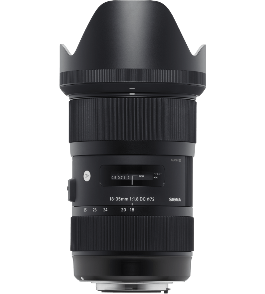 Sigma 18-35mm F1.8 Canon (2 Lense Caps)